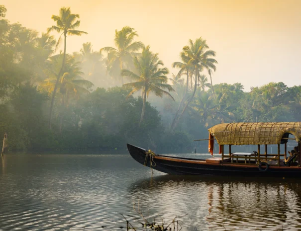 Kerala on a traditional houseboat